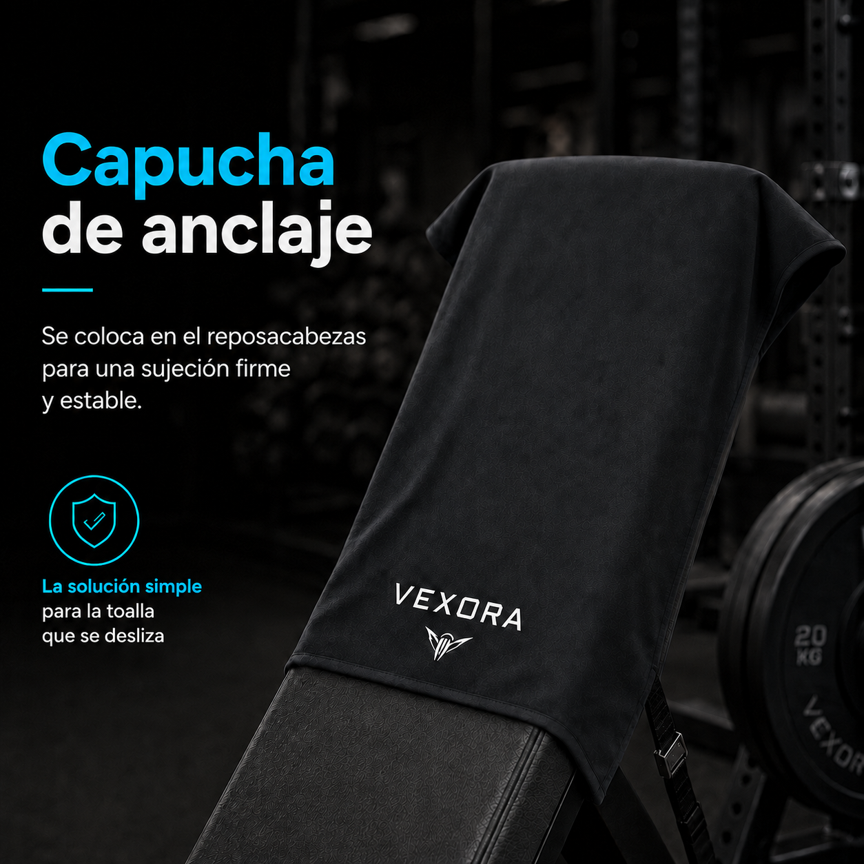 Vexora — Toalha de desporto com capuz