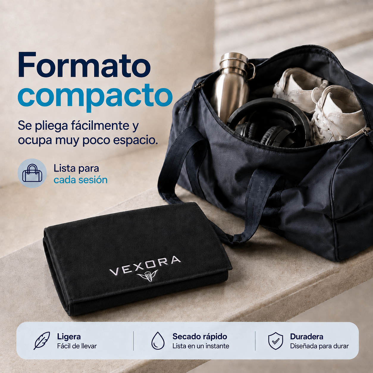 Vexora — Toalha de desporto com capuz
