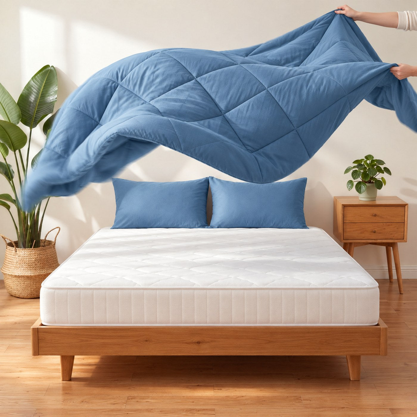 Faça a cama em 10 segundos.