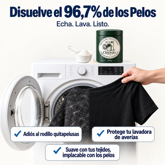 O pó que dissolve 96,7% dos pelos